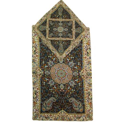 ست سجاده جانماز ترمه افشار(مشکی)